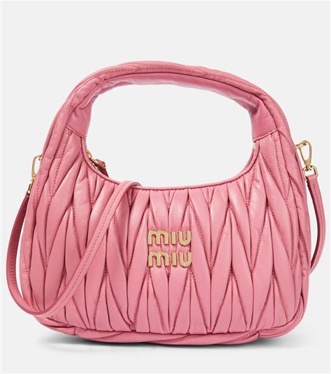 miu miu pink pouch|farfetch miu michael bags.